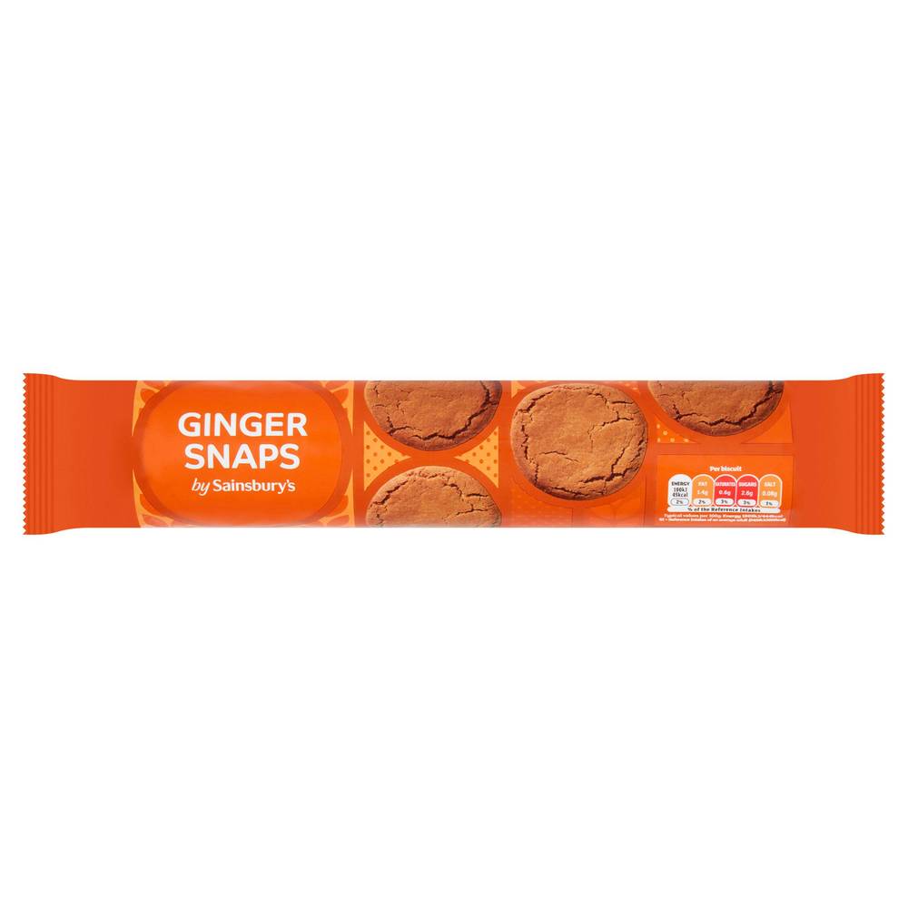 Sainsbury's Ginger Snaps Biscuits 300g