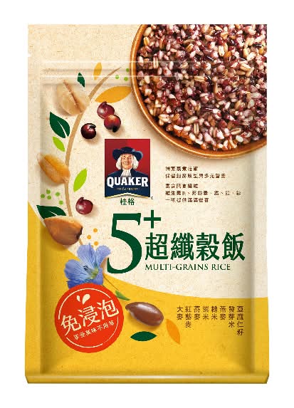 桂格免浸泡5+超纖穀飯 1Kg <1000g克 x 1 x 1Bag包>