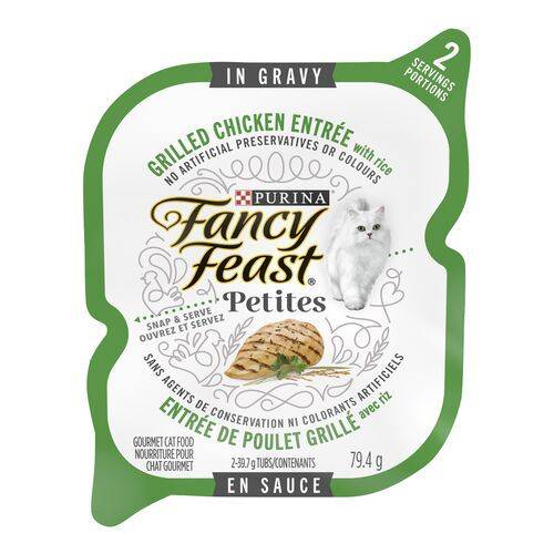 Fancy feast poulet riz en sauce (79.4 g) - petites chicken rice in gravy cat food (79.4 g)