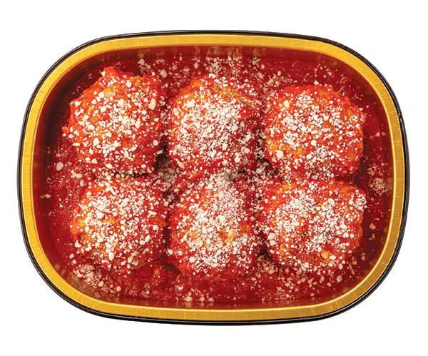 Wegmans Gold Pan Meatballs, Cooked