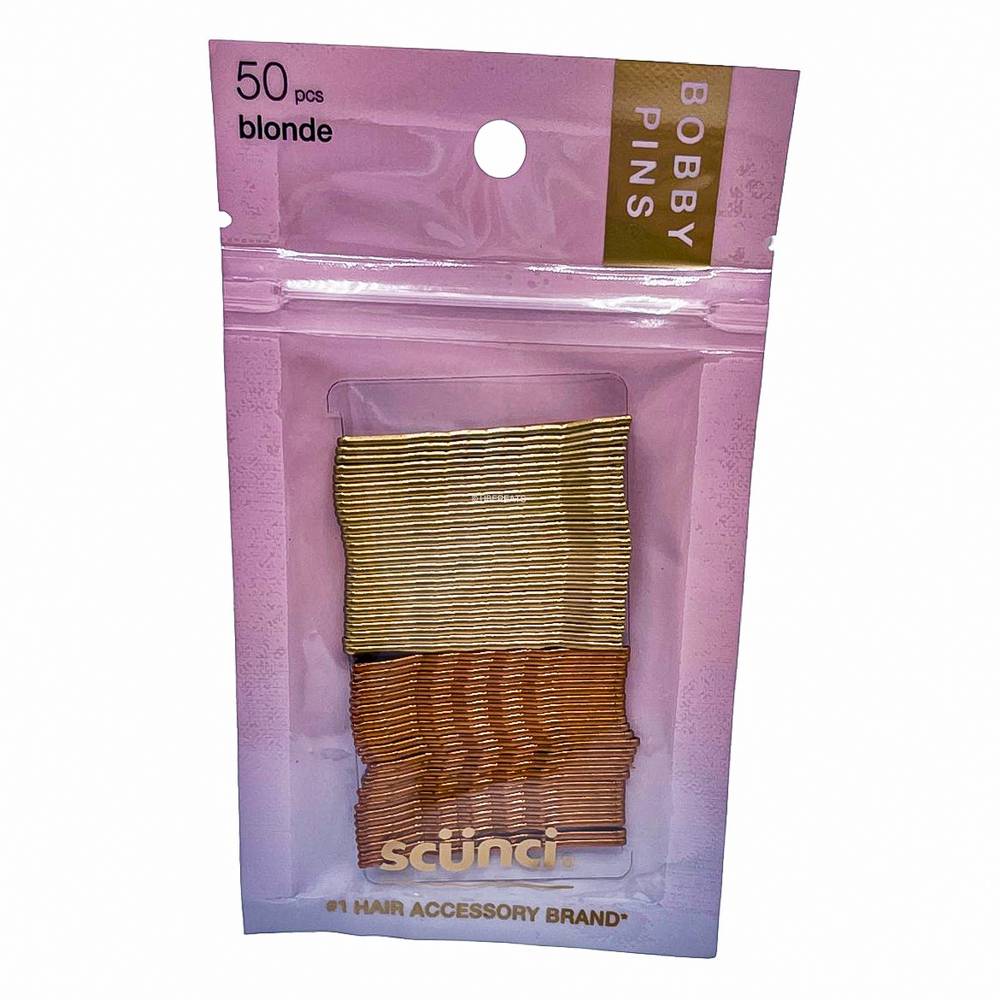 Scunci Bobby Pins (50 ct) ( blonde)