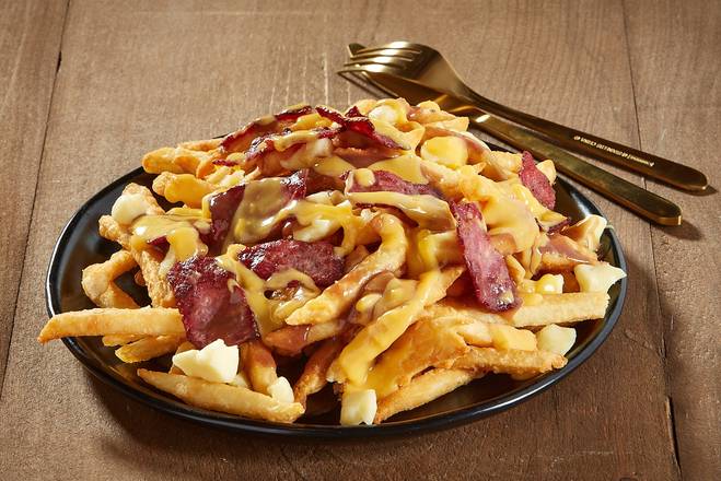 Bacon and Cheese Poutine