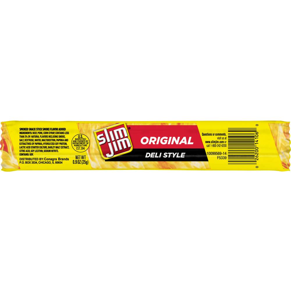 Slim Jim Deli Style Original Snack Stick