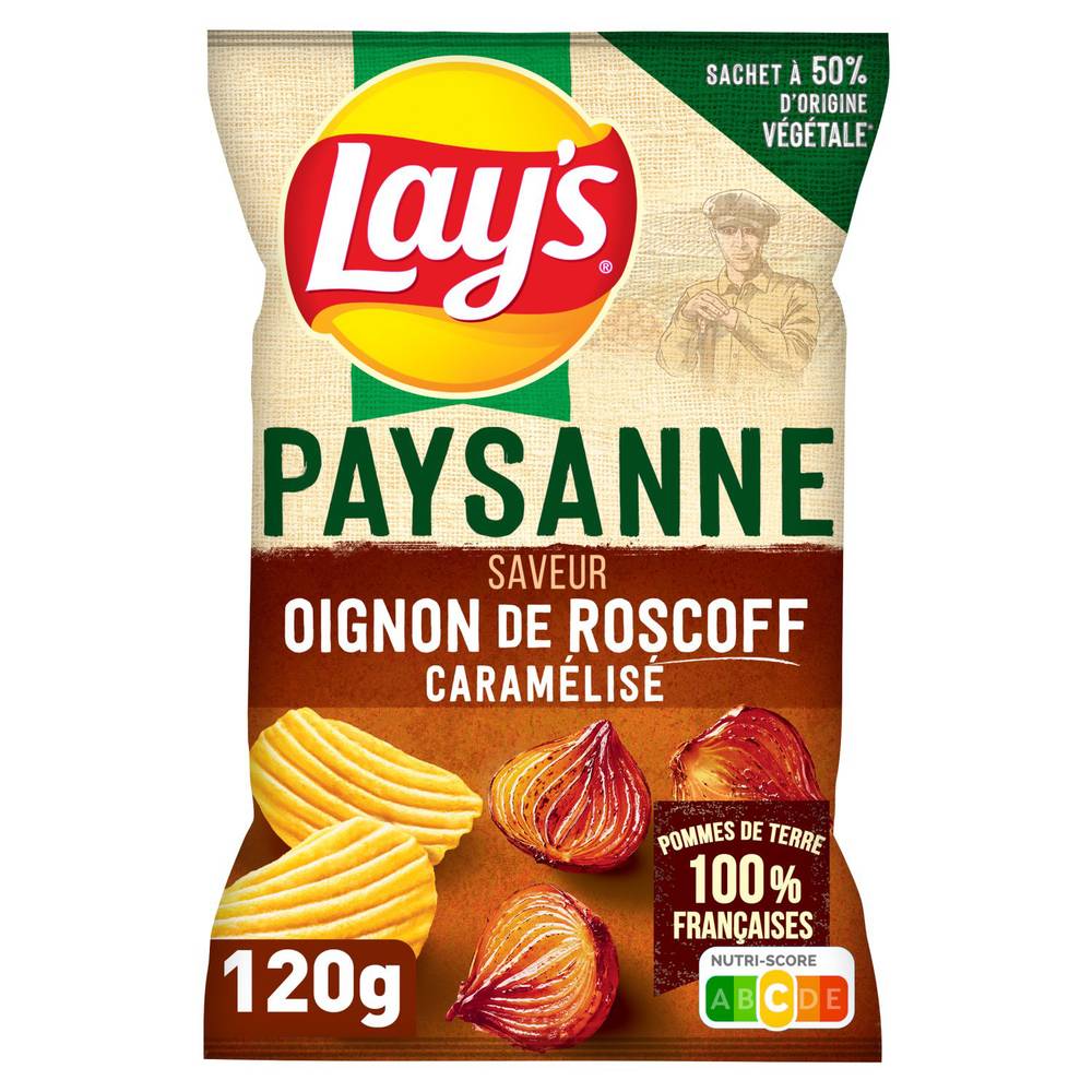 Lay's - Chips paysannes (oignons de roscoff caramélisés)