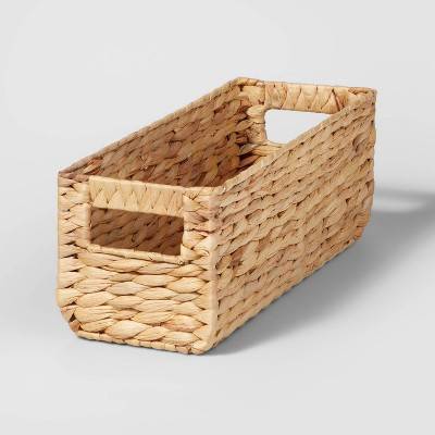 Brightroom Woven Water Hyacinth Rectangular Basket