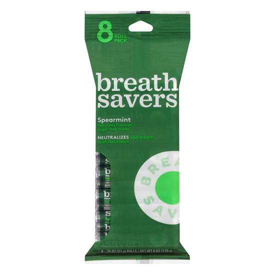 Breath Savers Sugar-Free Spearmint Mints (8 ct, 0.75 oz)