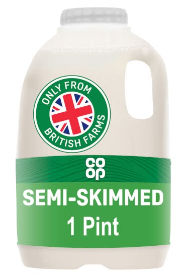 Co-op Semi-Skimmed Milk (568ml)