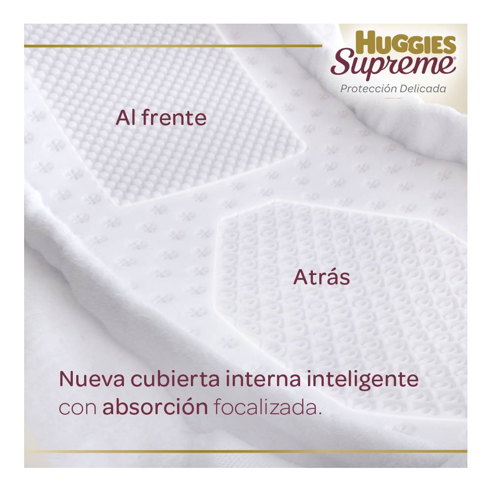 Huggies · Pañales supreme protección delicada, unisex, Etapa 1 (40 un)