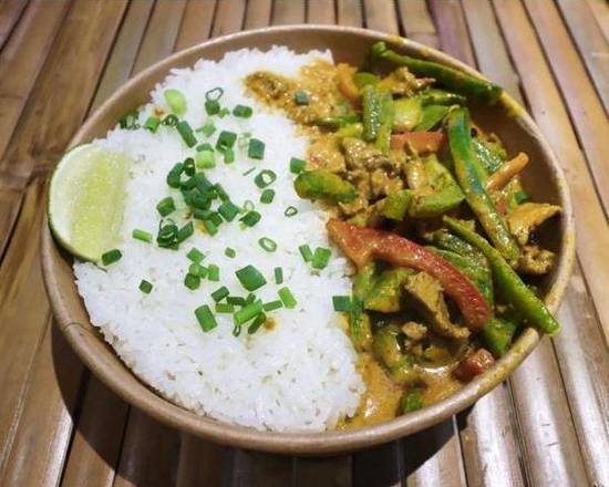 Plat sauce curry jaune 