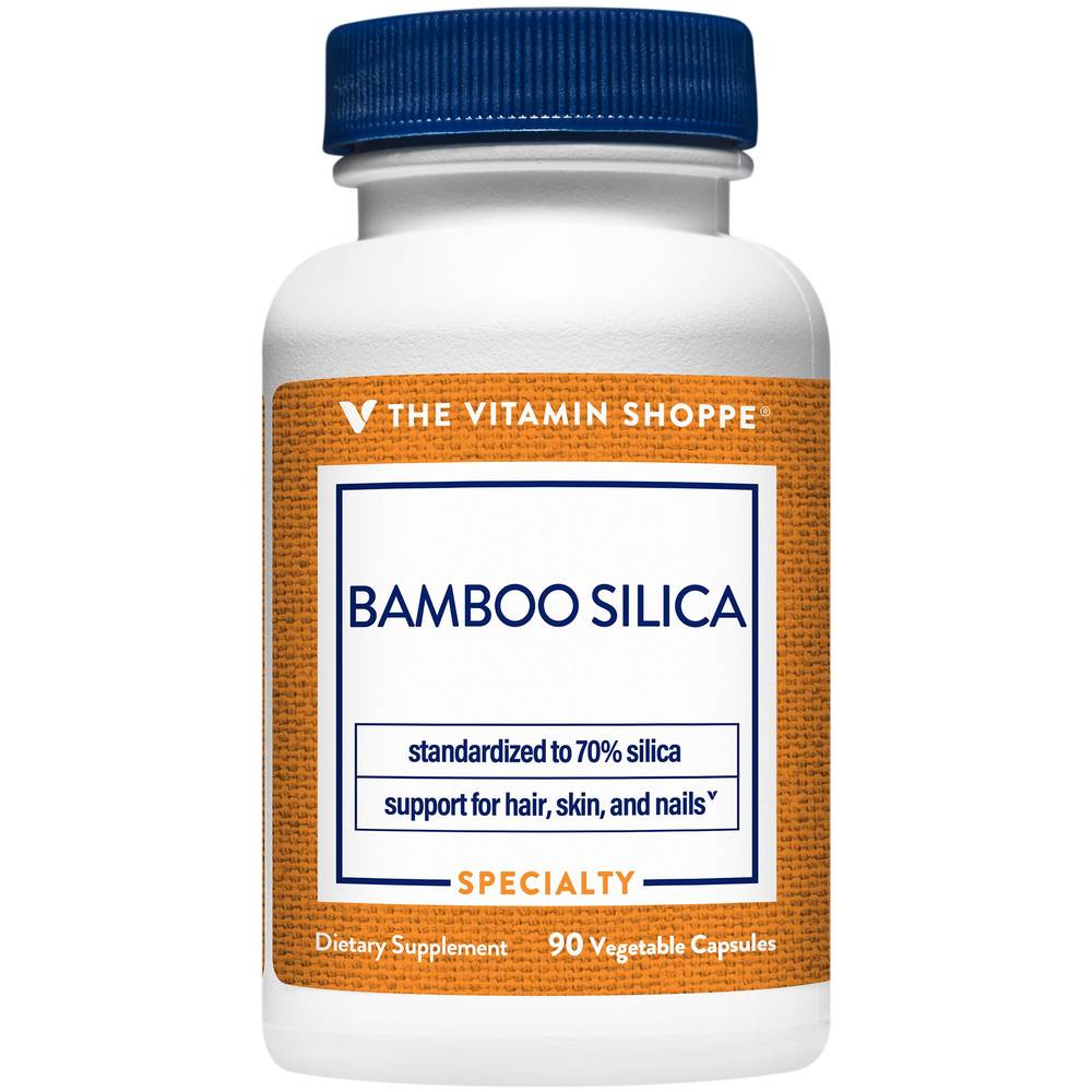 Bamboo Silica – Standardized To 70% Silica For Hair, Skin, & Nail Support (90 Vegetable Capsules)