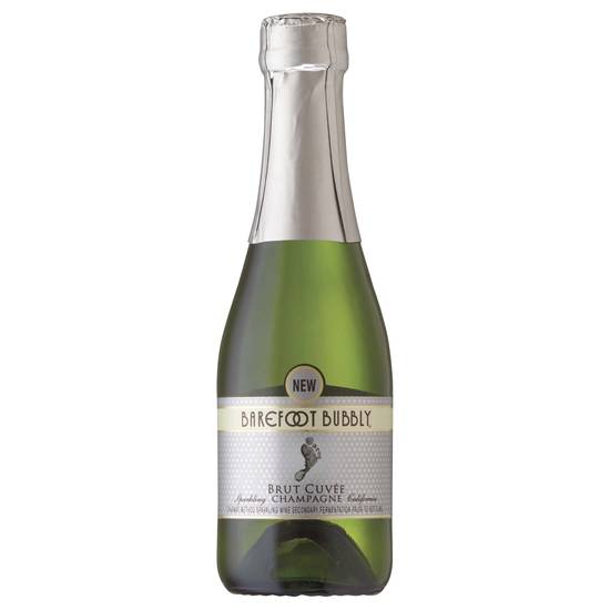 Barefoot Bubbly California But Cuvée Sparkling Champagne Wine (187 ml)
