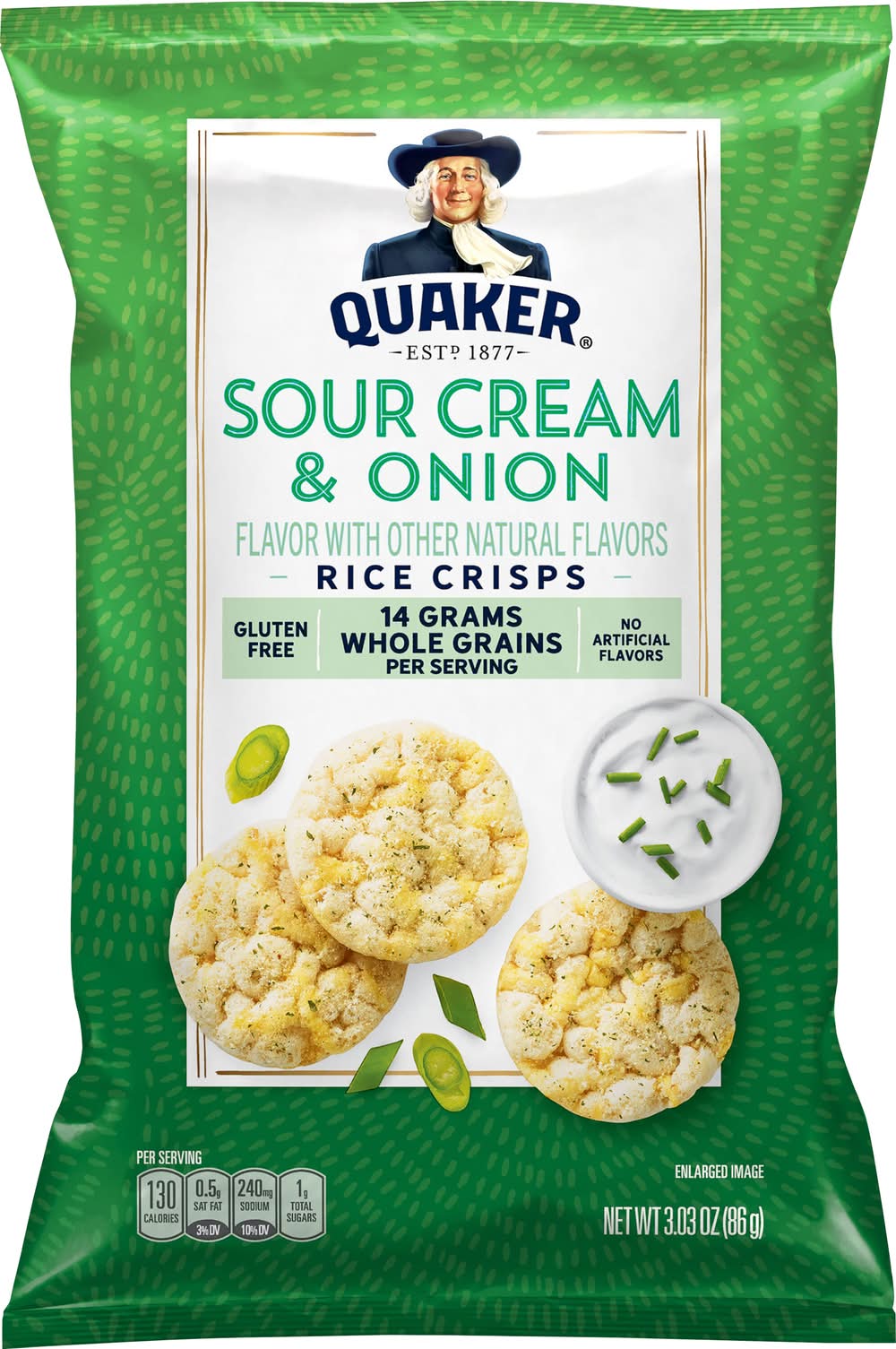 Quaker Rice Crisps, Sour Cream & Onion (3.03 oz)