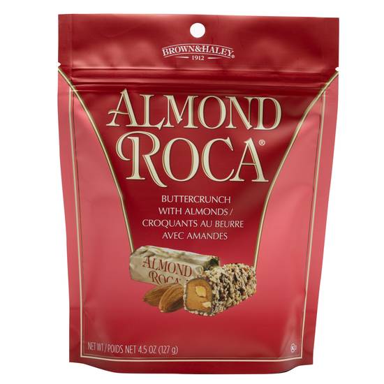 Brown & Haley Almond Roca Chocolate Candy Buttercrunch with Almonds (4.5 oz)