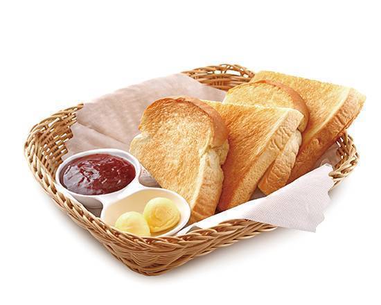 草莓奶油烤吐司 Toasted Toast with Strawberry and Butter