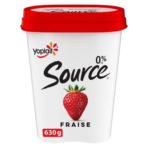 Yoplait source strawberry yaourt 0% - source strawberry yogurt 0% (630 g)