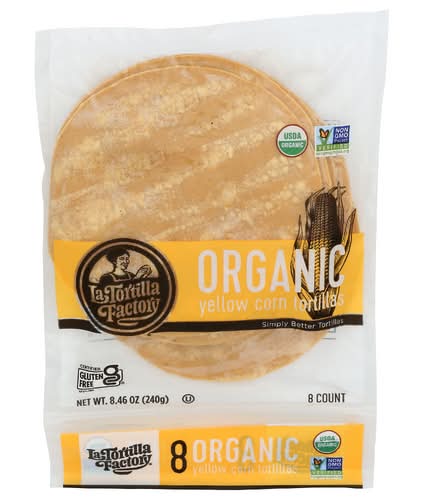 La Tortilla Factory Organic Yellow Corn Tortillas
