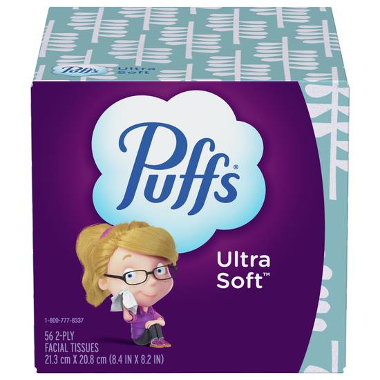 Puffs Ultra Soft Facial Tissue (56 ct)