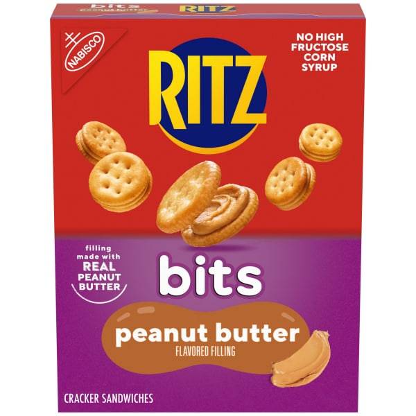 RITZ Bits Peanut Butter Sandwich Crackers, 8.8 oz