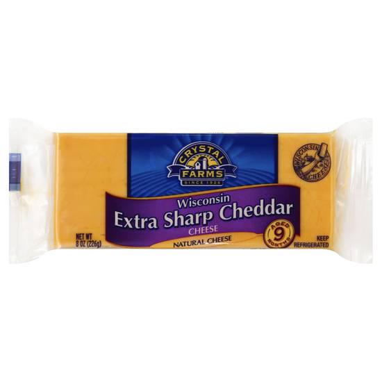 Crystal Farms Wisconsin Extra Sharp Cheddar Cheese