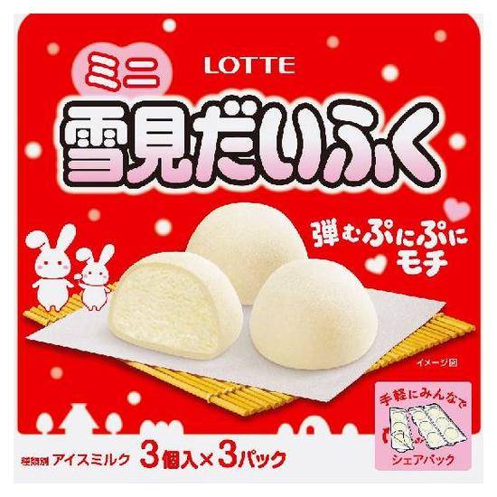 LOTTE雪見大福麻糬冰淇淋-香草口味家庭號191.7g