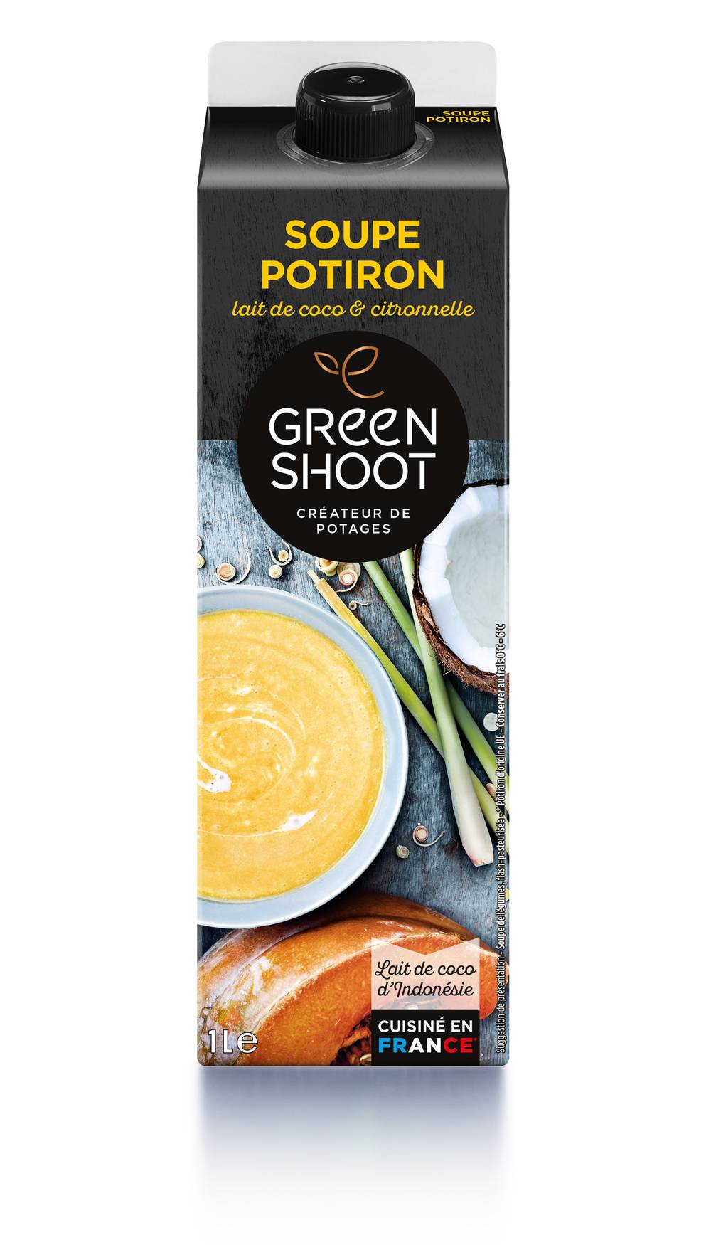 Greenshot - Soupe potiron lait de coco citronnelle (1 l) (1kg)