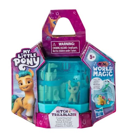 My Little Pony Mini World Magic Hitch Trailblazer Crystal Keychain Hitch Trailblazer