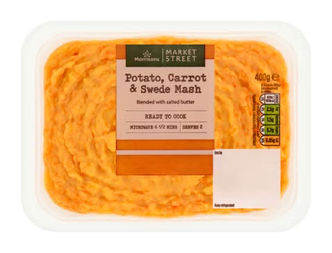 Morrisons The Greengrocer's on Market Street Potato Carrot & Swede Mash (400g)