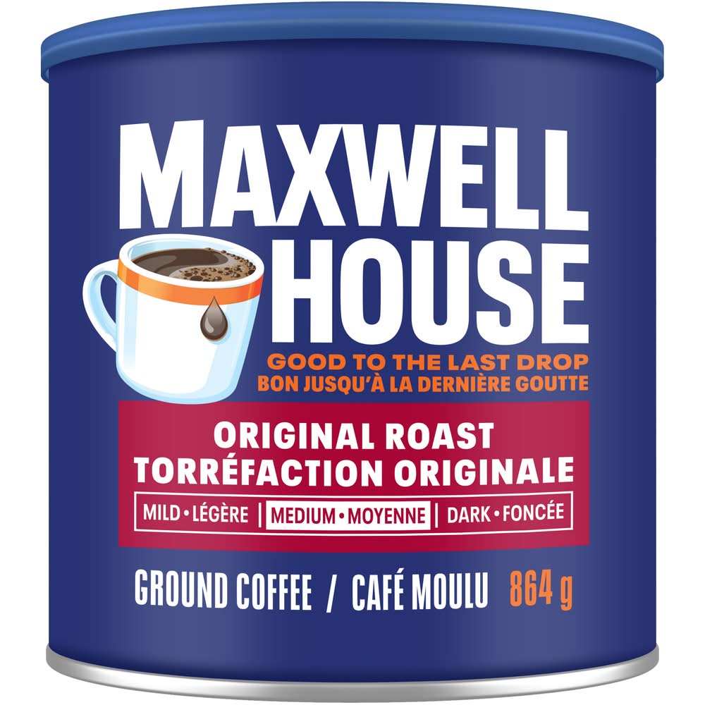 Maxwell House Original Roast Medium Ground Coffee (864 g)