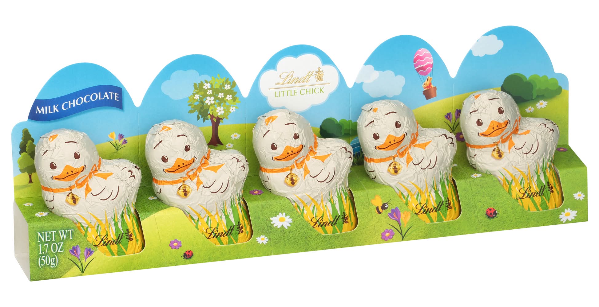 Lindt Lindor Easter Milk Chocolate Little Chickens (1.8 oz)