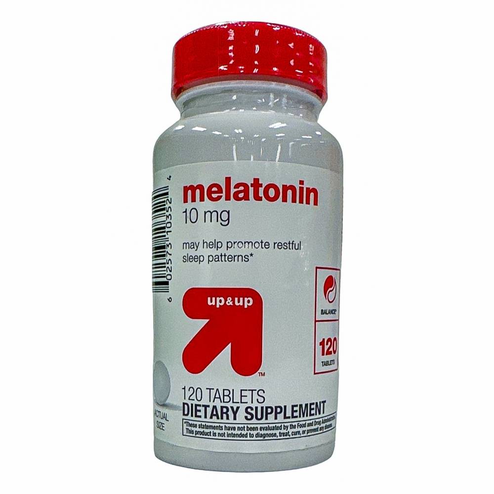 up&up Melatonin Dietary Supplement Tablets (120 ct)