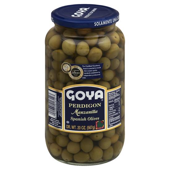 Goya Perdigon Manzanilla Spanish Olives (20 oz)