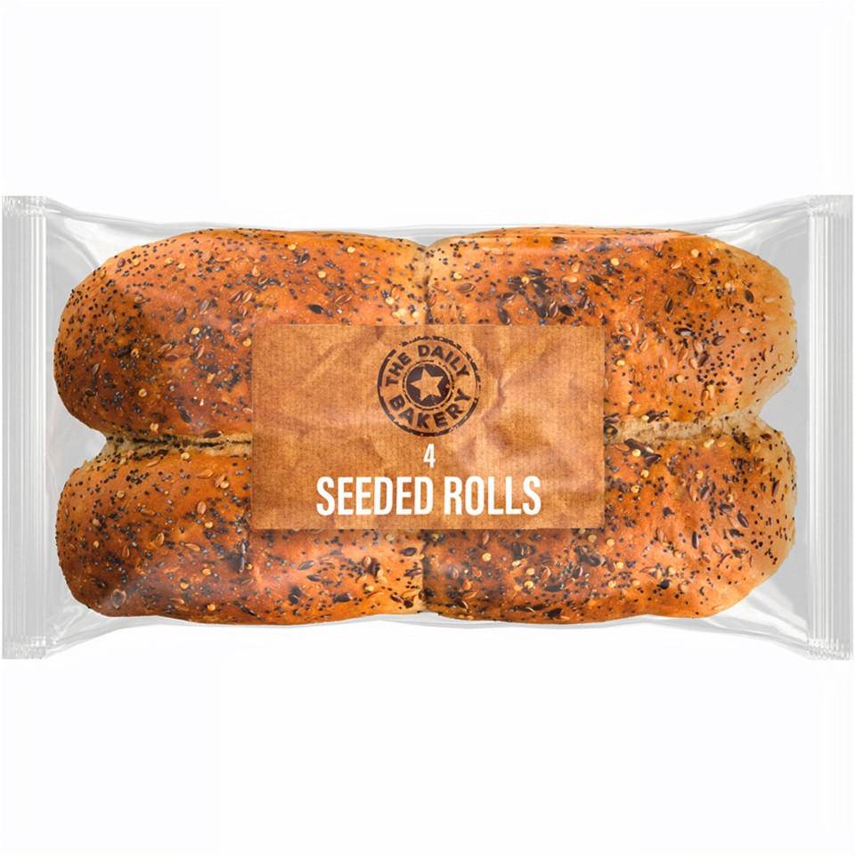 Daily Bakery 4 Pack Multiseed Deli Rolls