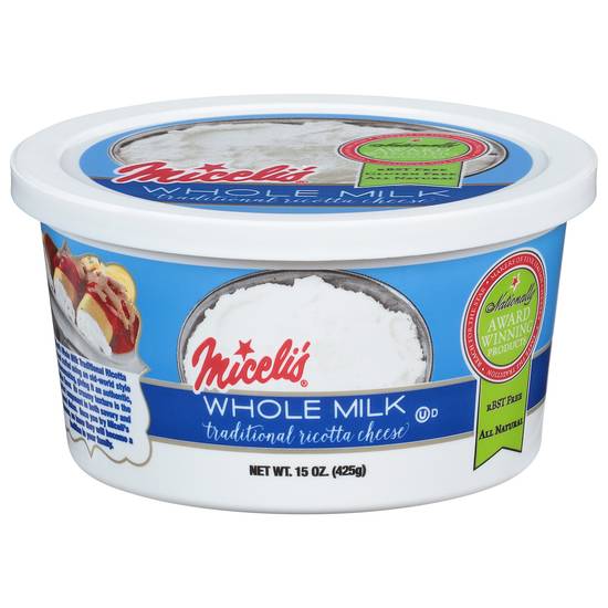 Miceli's Traditional Whole Milk Ricotta Cheese