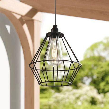 Outdoor Battery Operated  Warm White LED Ceiling Pendent Light