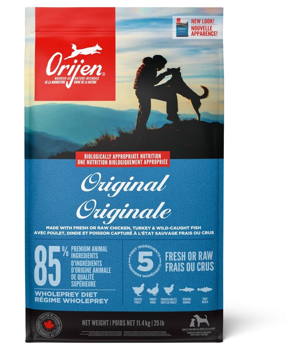 ORIJEN Original Dog Food, 25 lb