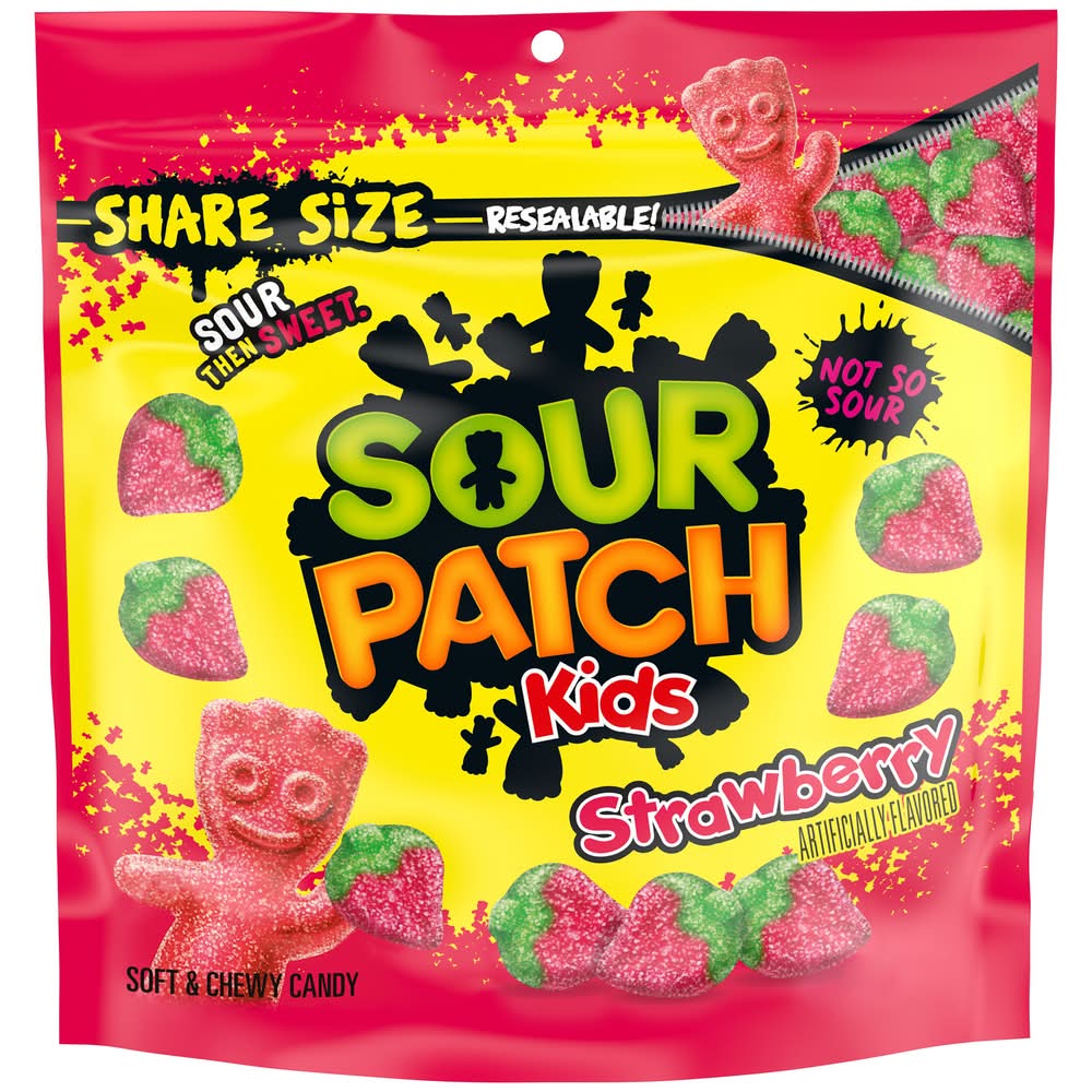 Sour Patch Kids Soft & Chewy Candy, Strawberry (12 oz)