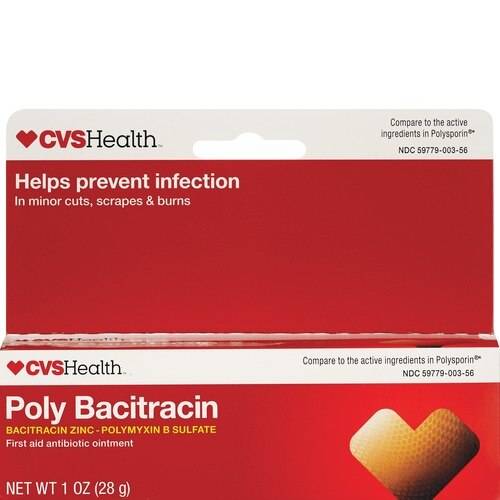 Cvs Health Poly Bacitracin, First Aid Antibiotic Ointment, 1 Oz