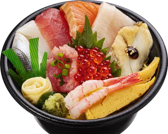 特上海鮮ちらし・十種 Deluxe Seafood Scattered Sushi 10 Kinds
