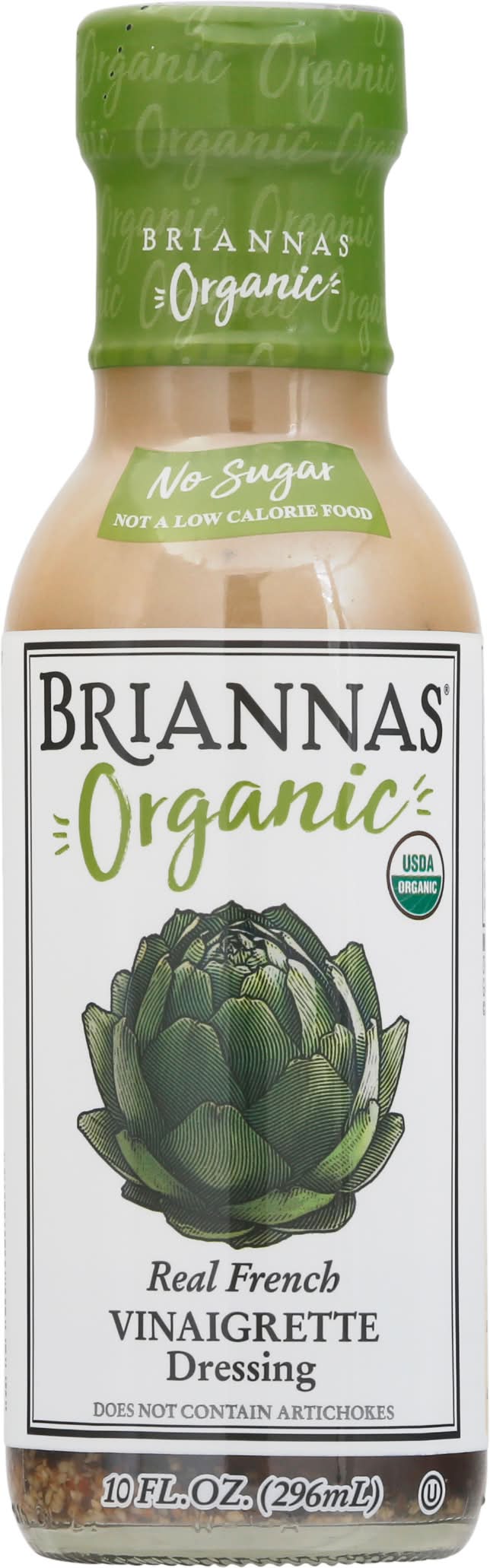 Briannas Organic Real French Vinaigrette Dressing (10.5 oz)