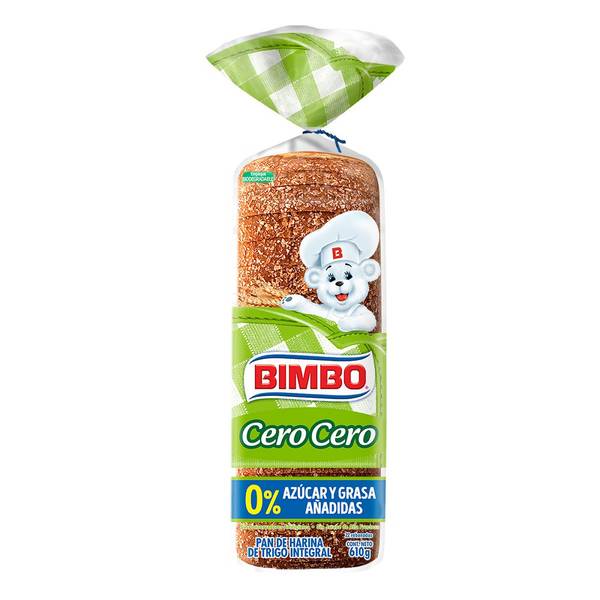 Bimbo · Pan cero cero (610 g)