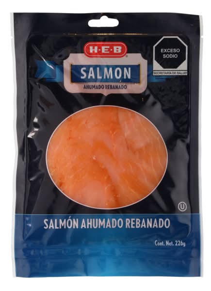 H-E-B · Salmón ahumado rebanado (200 g)