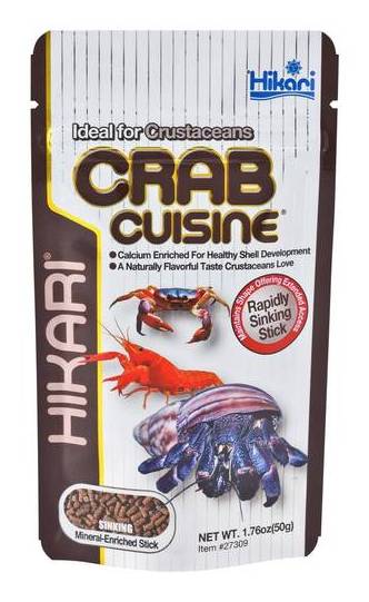 Hikari Crab Cuisine Rapidly Sinking Sticks For Bottom Feeders & Crustaceans (1.76 oz)