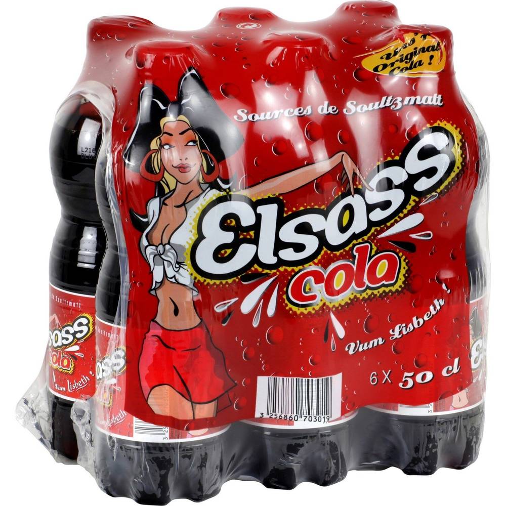 Elsass Cola - Soda à base de cola (6 pièces, 3 L)