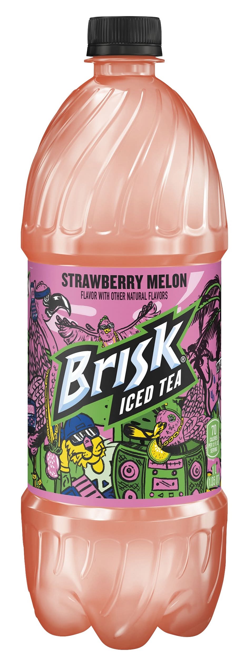 Brisk Iced Tea, Strawberry Melon (1 L)