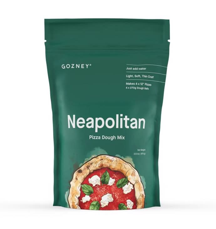 Gozney Just-Add-Water Dough Mix, Neapolitan Pizza Dough Mix 23.8 Oz