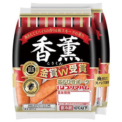 プリマハム 香薫 あらびきウインナー ２個束 (90g x 2)