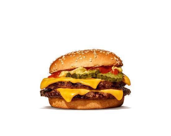 Plant-based Double Cheeseburger