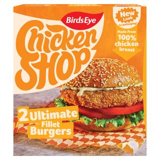 Birds Eye 2 Chicken Shop Ultimate Fillet Burgers 227g