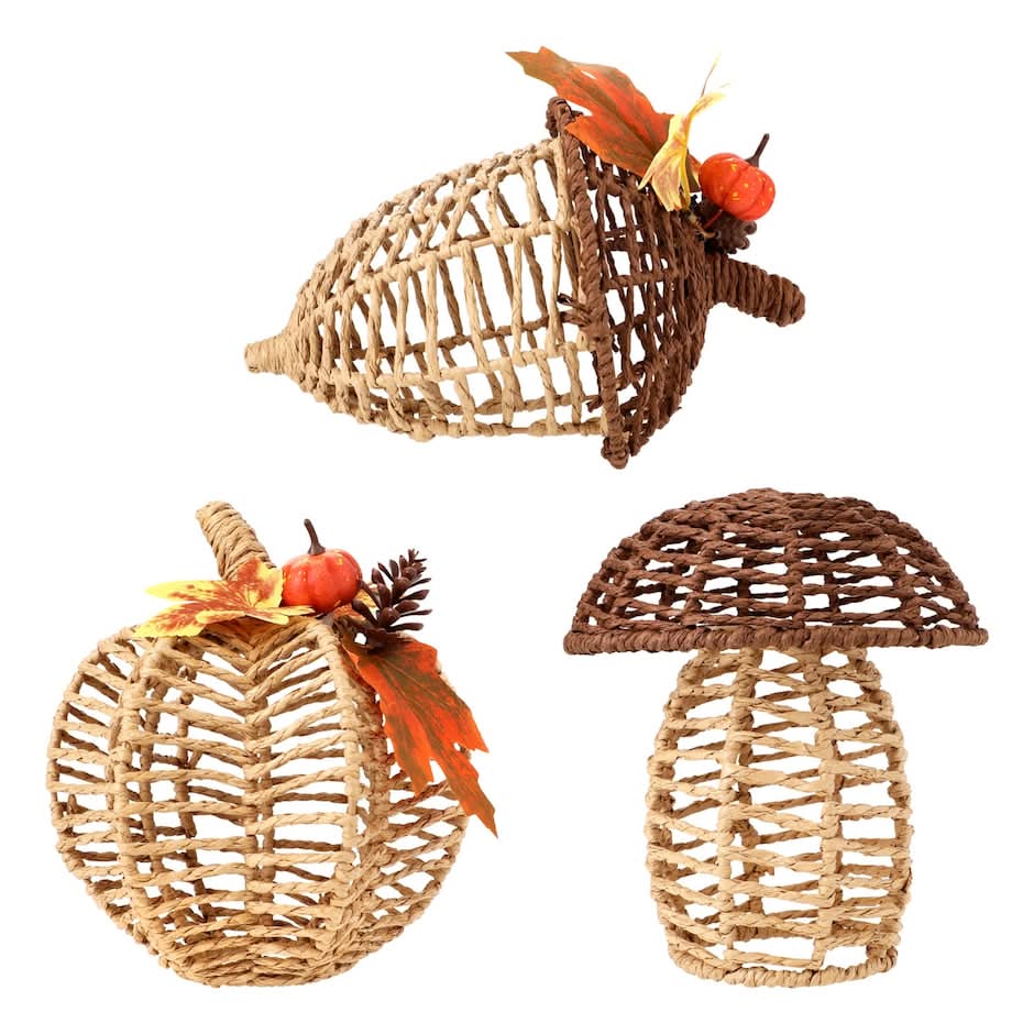 Seasonal Collection Harvest-Themed Tabletop Decor