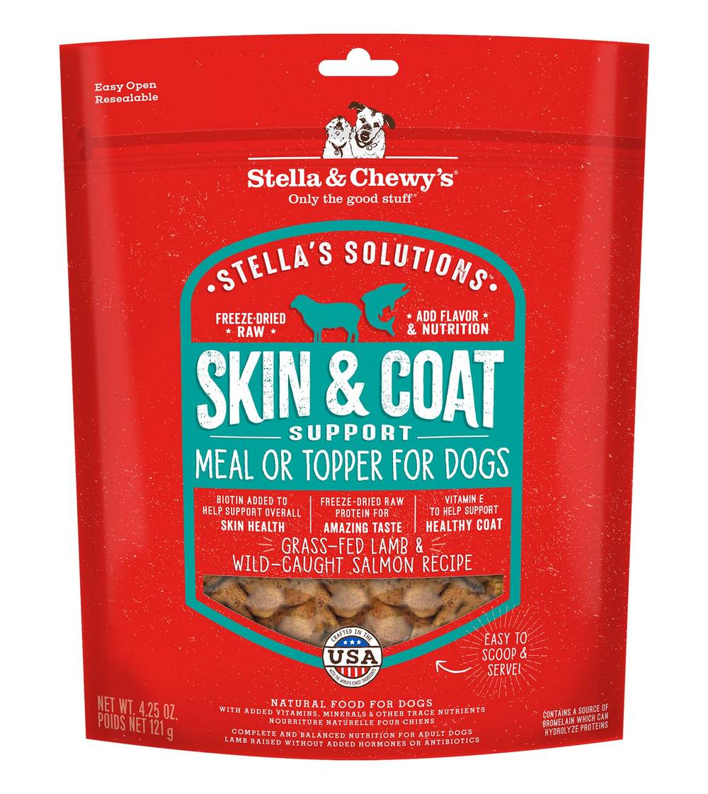 Stella & Chewy's Stella's Solutions Freeze Dried Raw Lamb & Salmon Dog Food (4.25 oz)